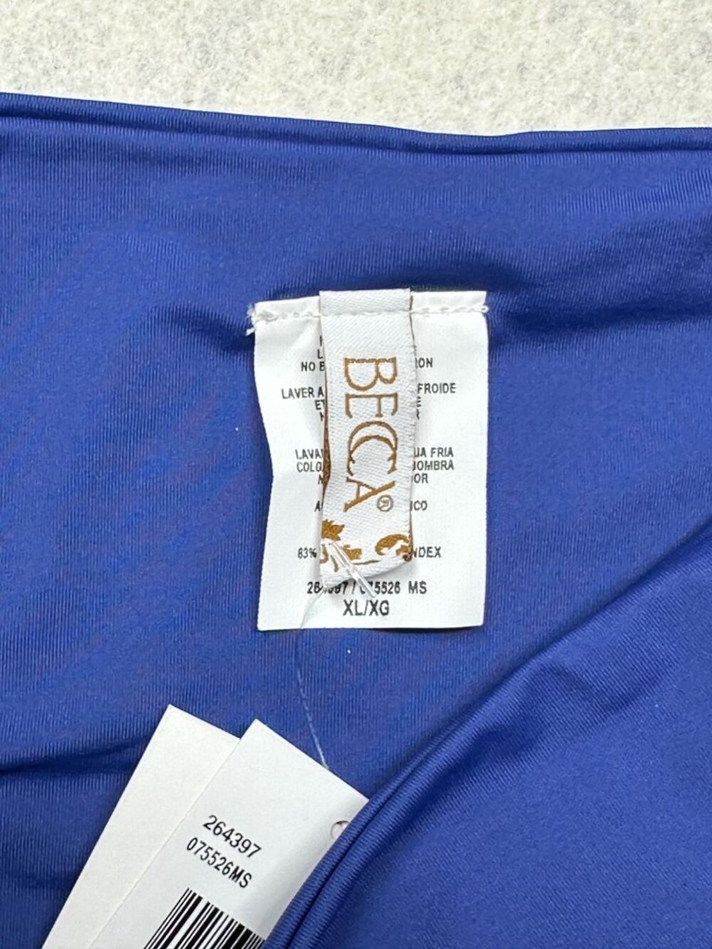 Becca Swim Bottoms Blue Size XL Resort Wear Crochet Delilah Hipster NEW - Picture 6 of 11